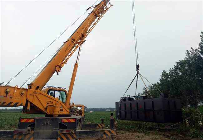 生活污水設備的吊裝方法和注意事項-樂中環保 生活污水設備的吊裝方法和注意事項-樂中環保